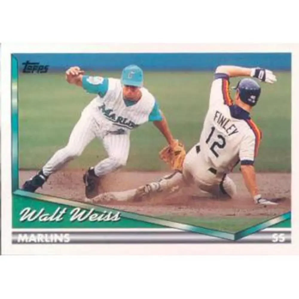 1994 Topps Walt Weiss # 256 Florida Marlins